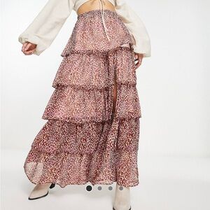 Tiered maxi skirt from ASOS